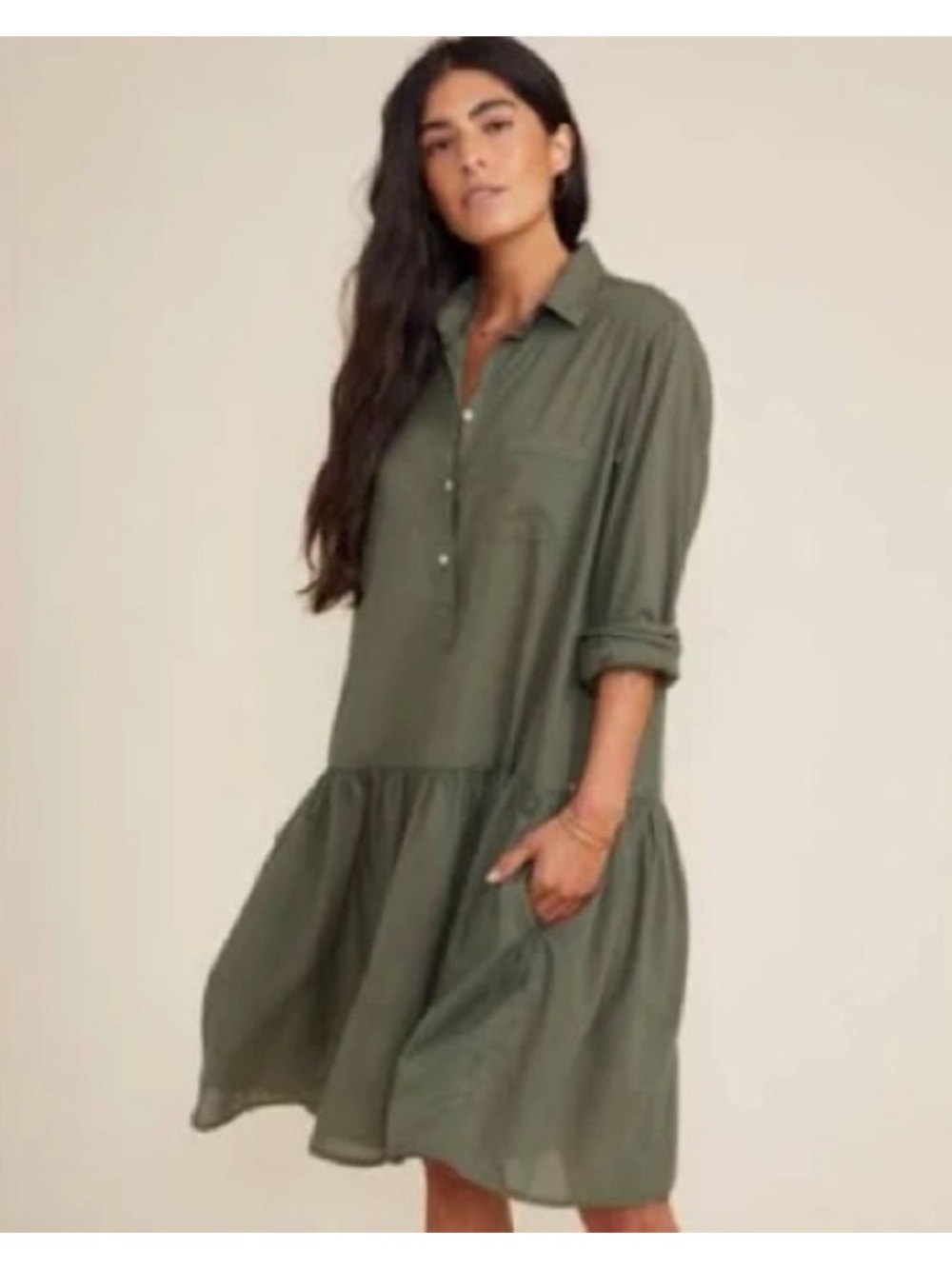 GRAYSON The Changemaker Dress Olive 3 (M)